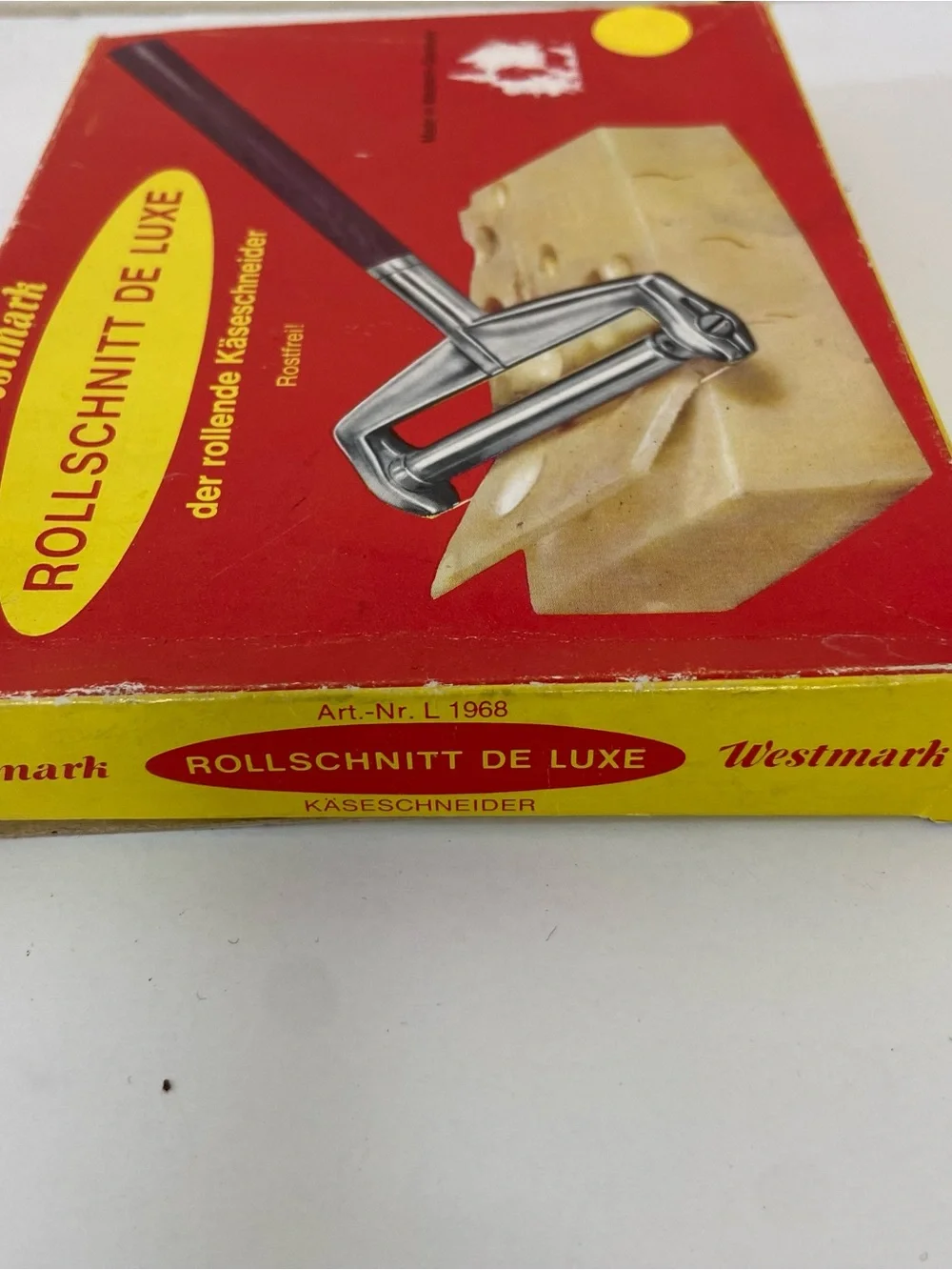 Westmark Rollschnitt Stainless Steel Roller Style Cheese Slicer Germany Vtg